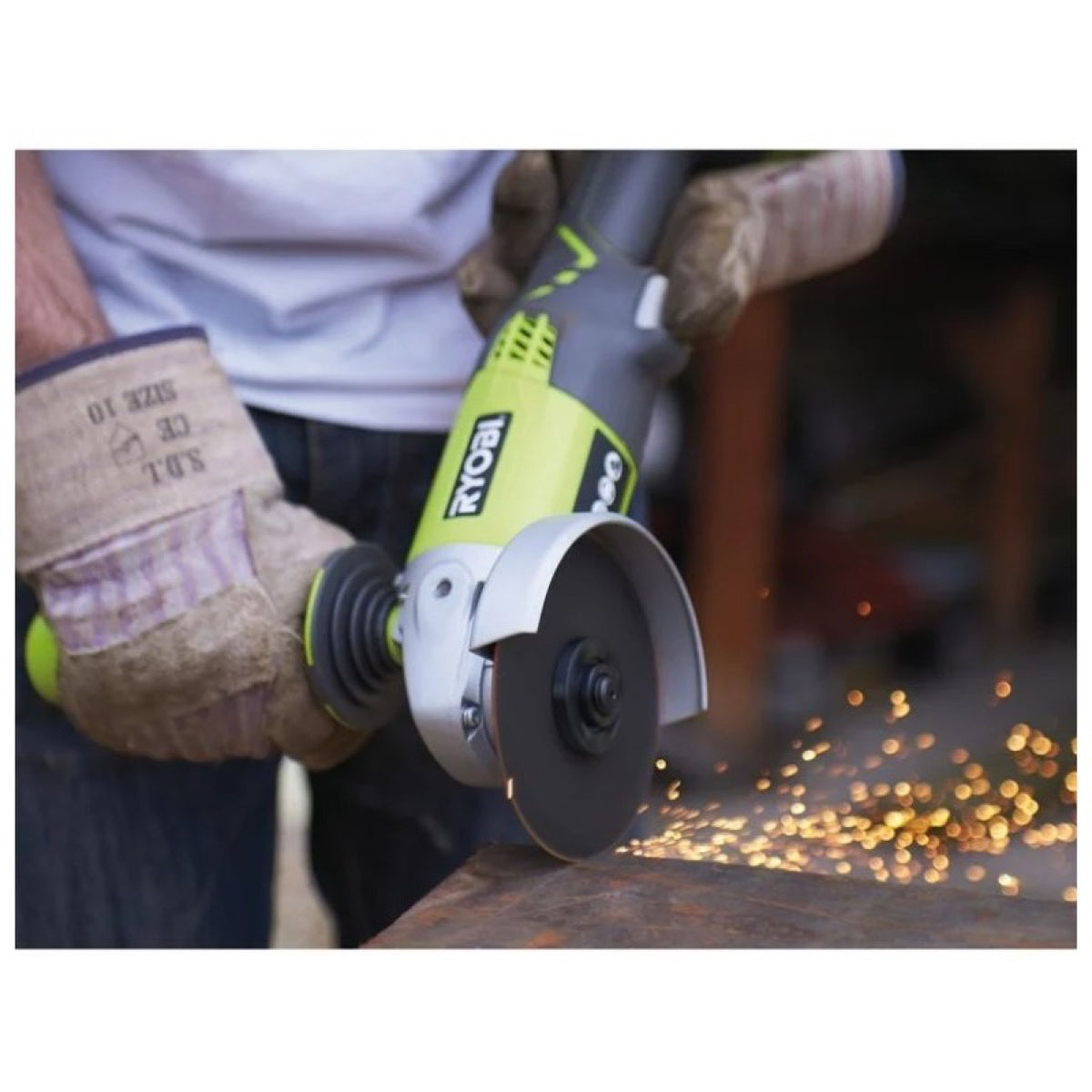 Smerigliatrice Angolare Ryobi 18V ONE+ 115 mm Senza Batteria 4