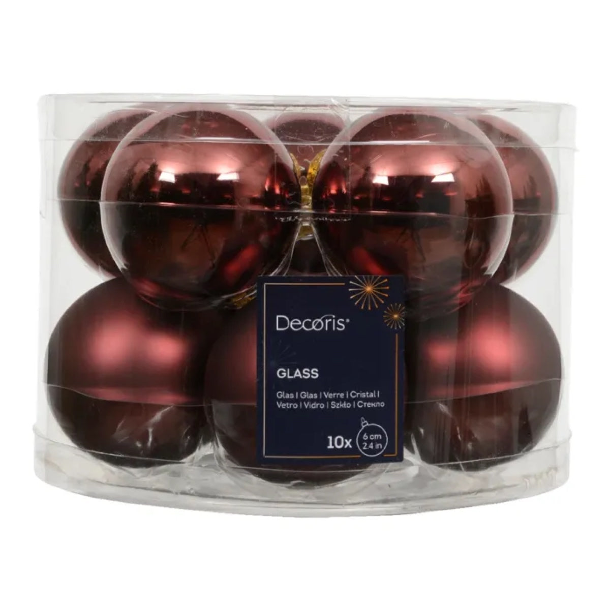 Set  10 PALLINE DIA.6 CM