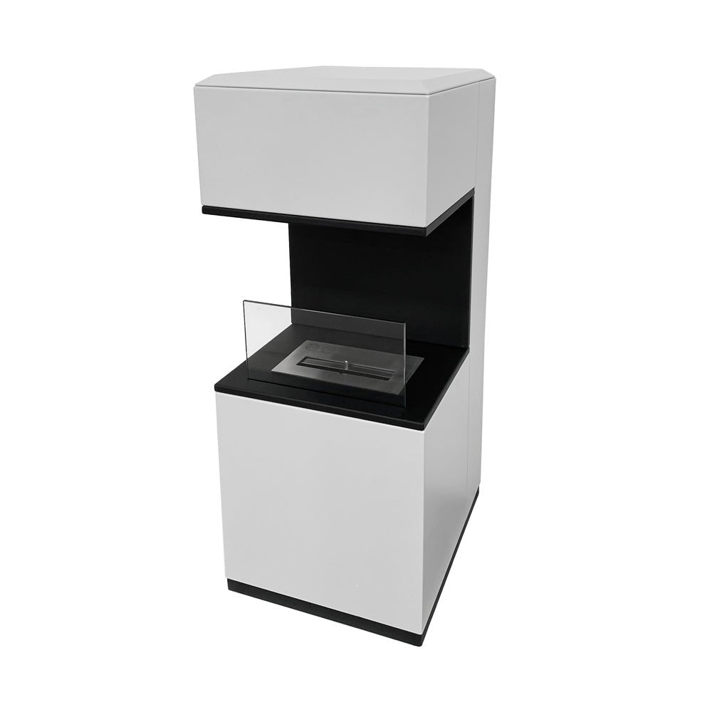 Camino a bioetanolo da terra Oslo in acciao bianco 4