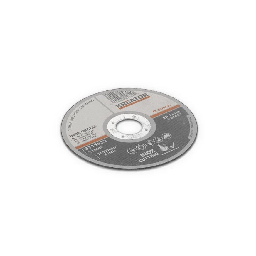 Kit 6 dischi da taglio Acciaio INOX 115 mm