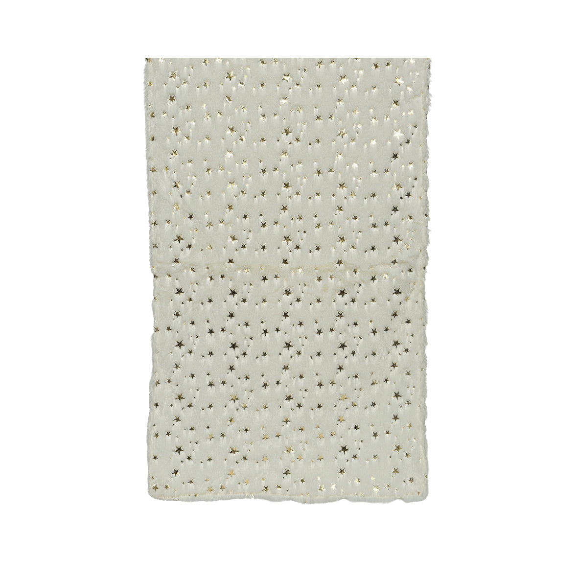 Runner bianco con stelle oro