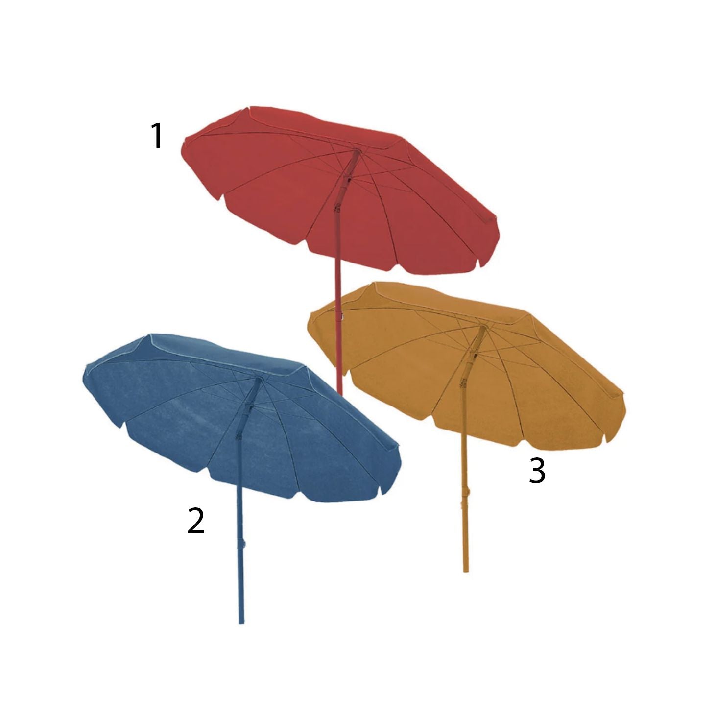 Ombrellone da spiaggia 180 cm LL-035