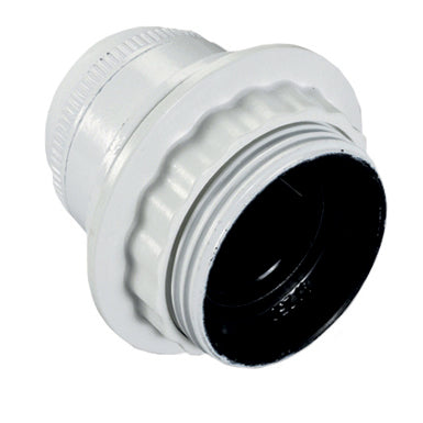 Portalampada filettato con ghiera E27