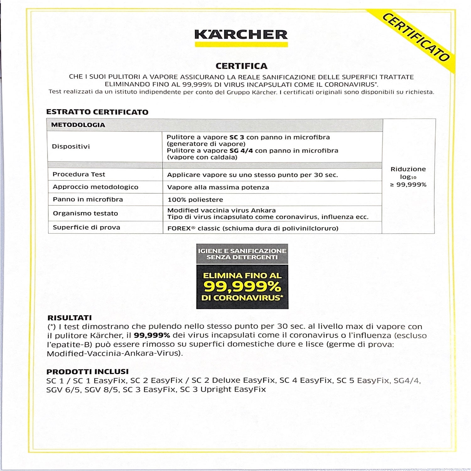 Pulitore a vapore SC1 easy fix