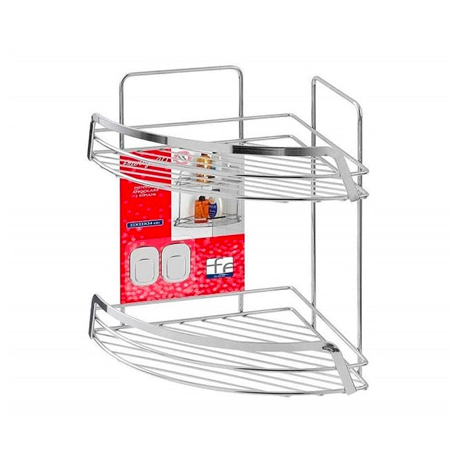 Mensola Angolare due Ripiani Francy