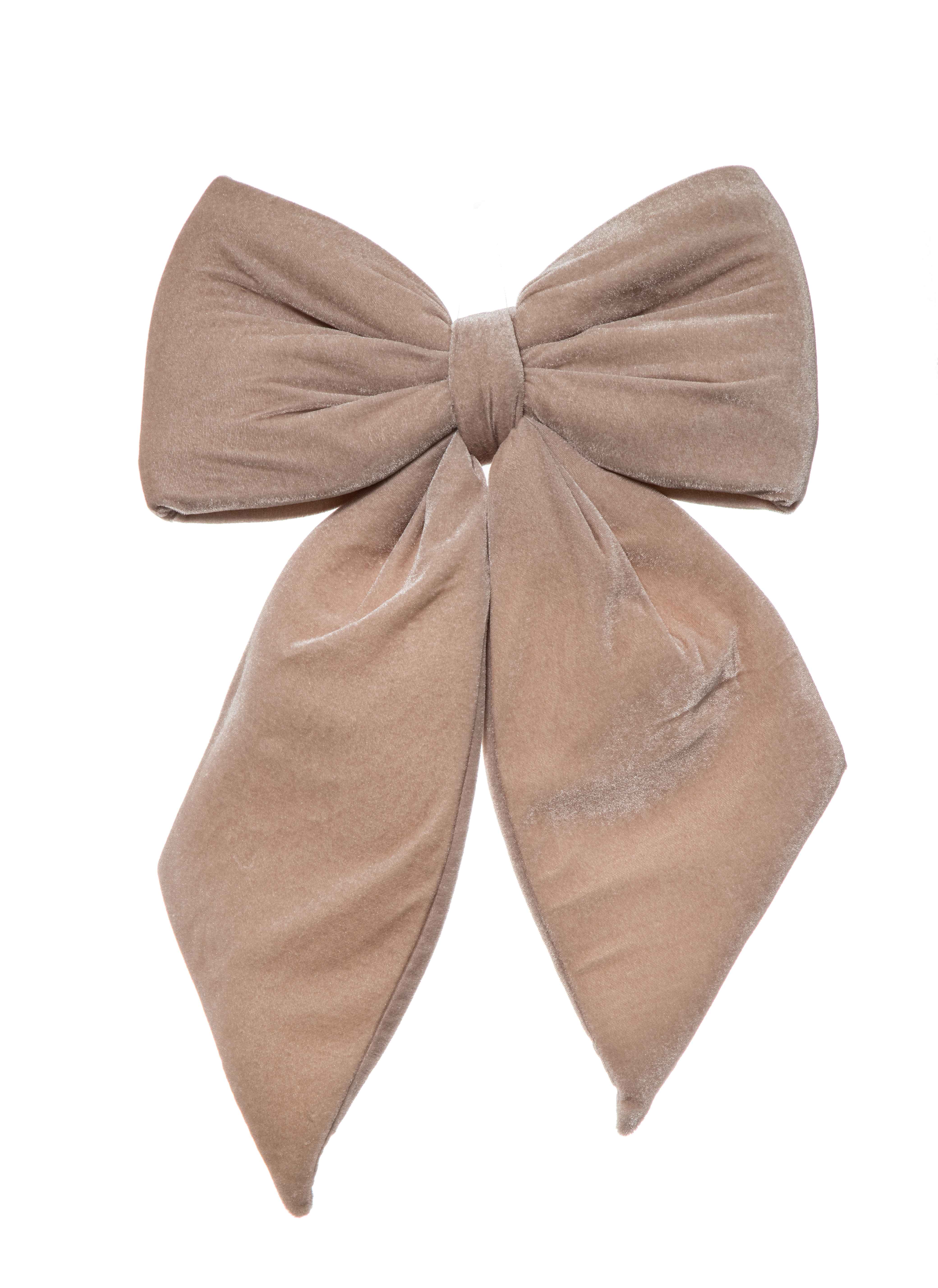 Fiocco velluto champagne