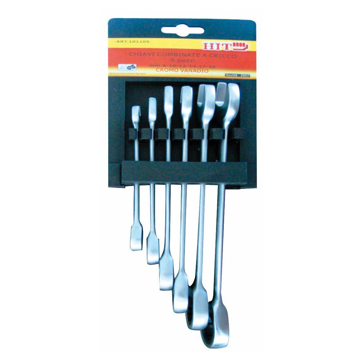 CHIAVECOMBINATE/FISSE + CRICCO HIT CROMO 6 PEZZI