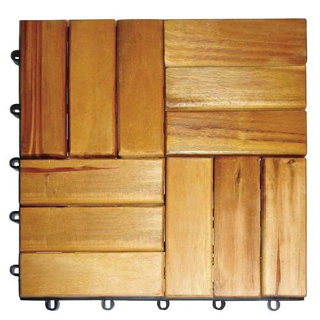 QUADROTTO ACACIA CHIARO CM.30x30 CON SUPPORTO PVC