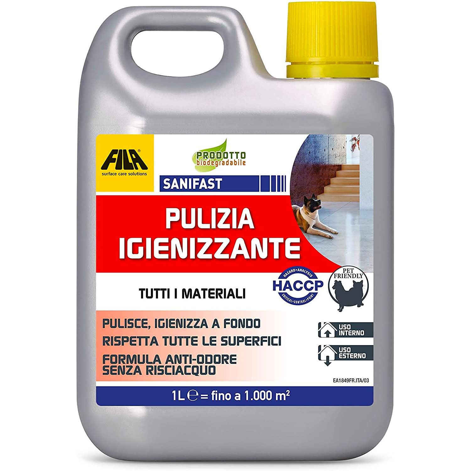 Detergente igienizzante Sanifast FILA 1LT