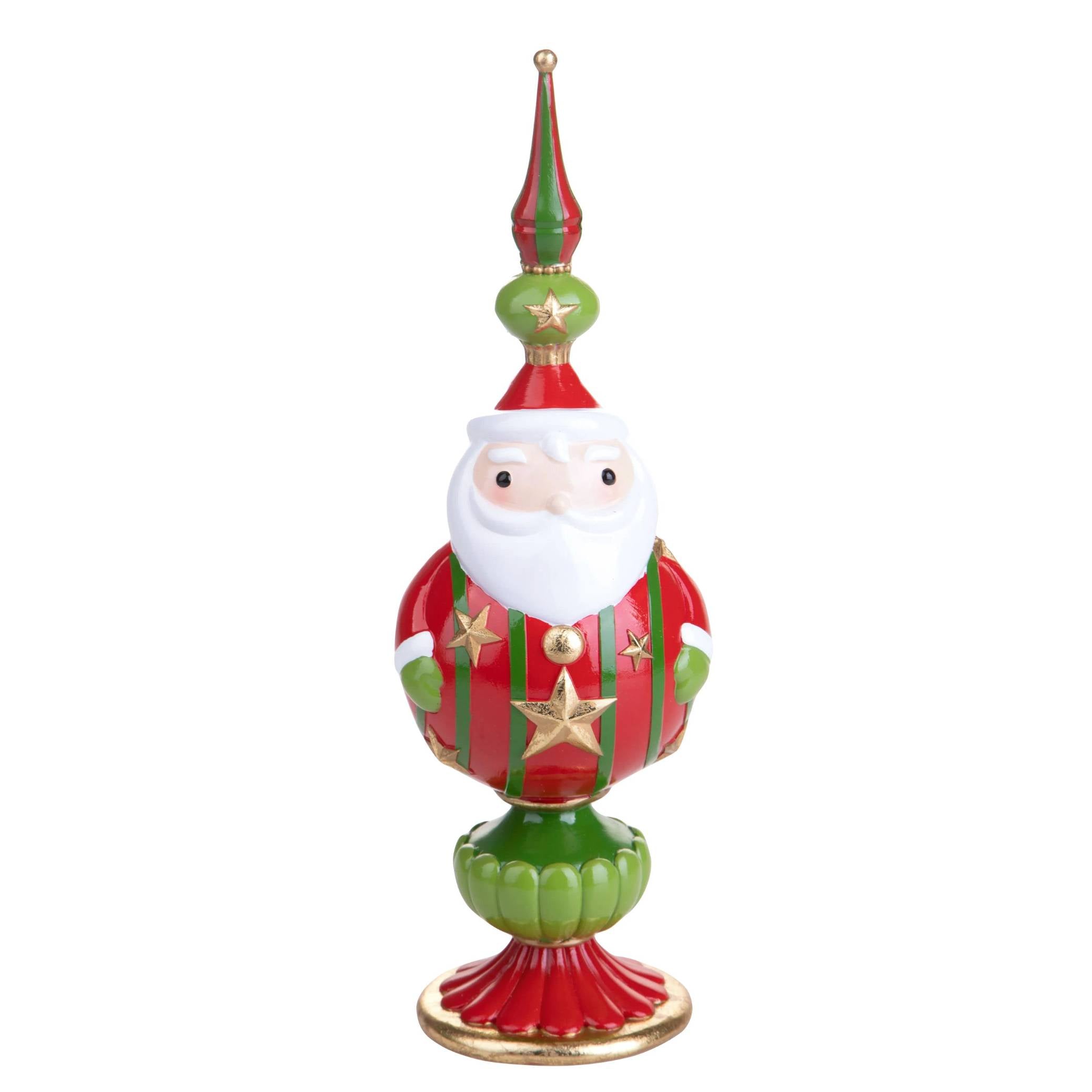 Babbo natale puntale 33,5 cm