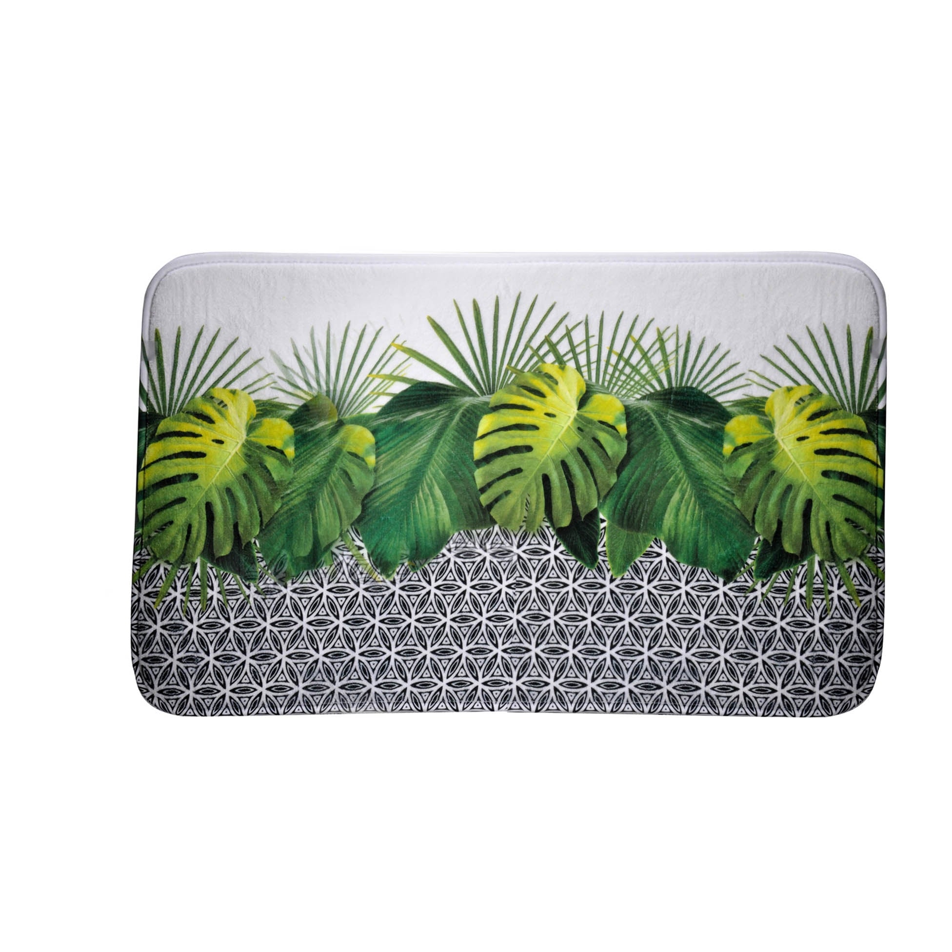 Tappetino da bagno in microfibra Graphic Jungle