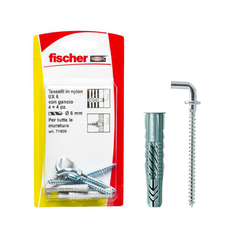 Tasselli Fischer U x 6x35 HK 4 Pz