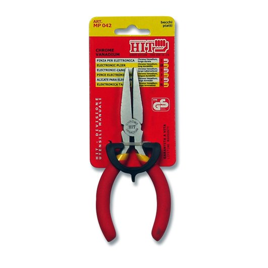 PINZA MINI BECCHI PIATTI MANICI SOFT" CROMO/VANADIUM