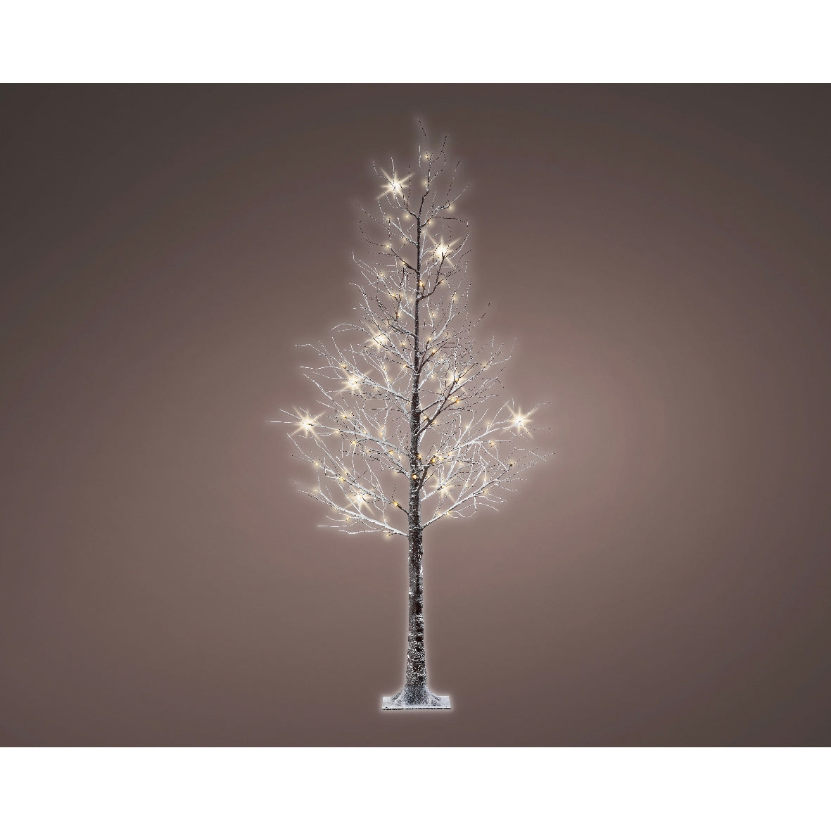 Albero innevato da esterno LED Kaemingk