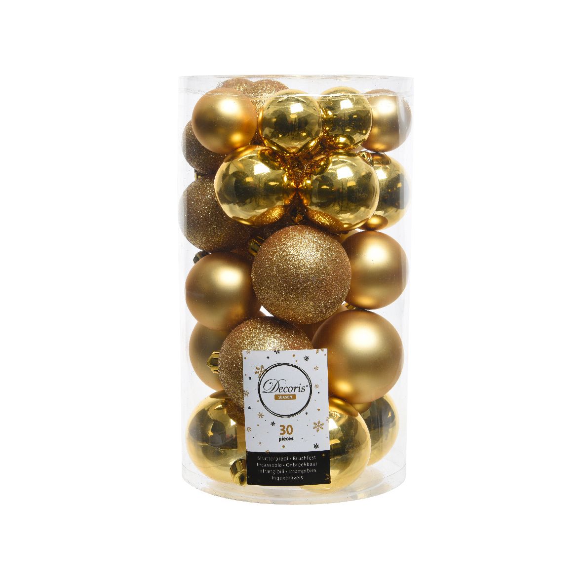 Cofenzione 30 palline oro Kaemingk