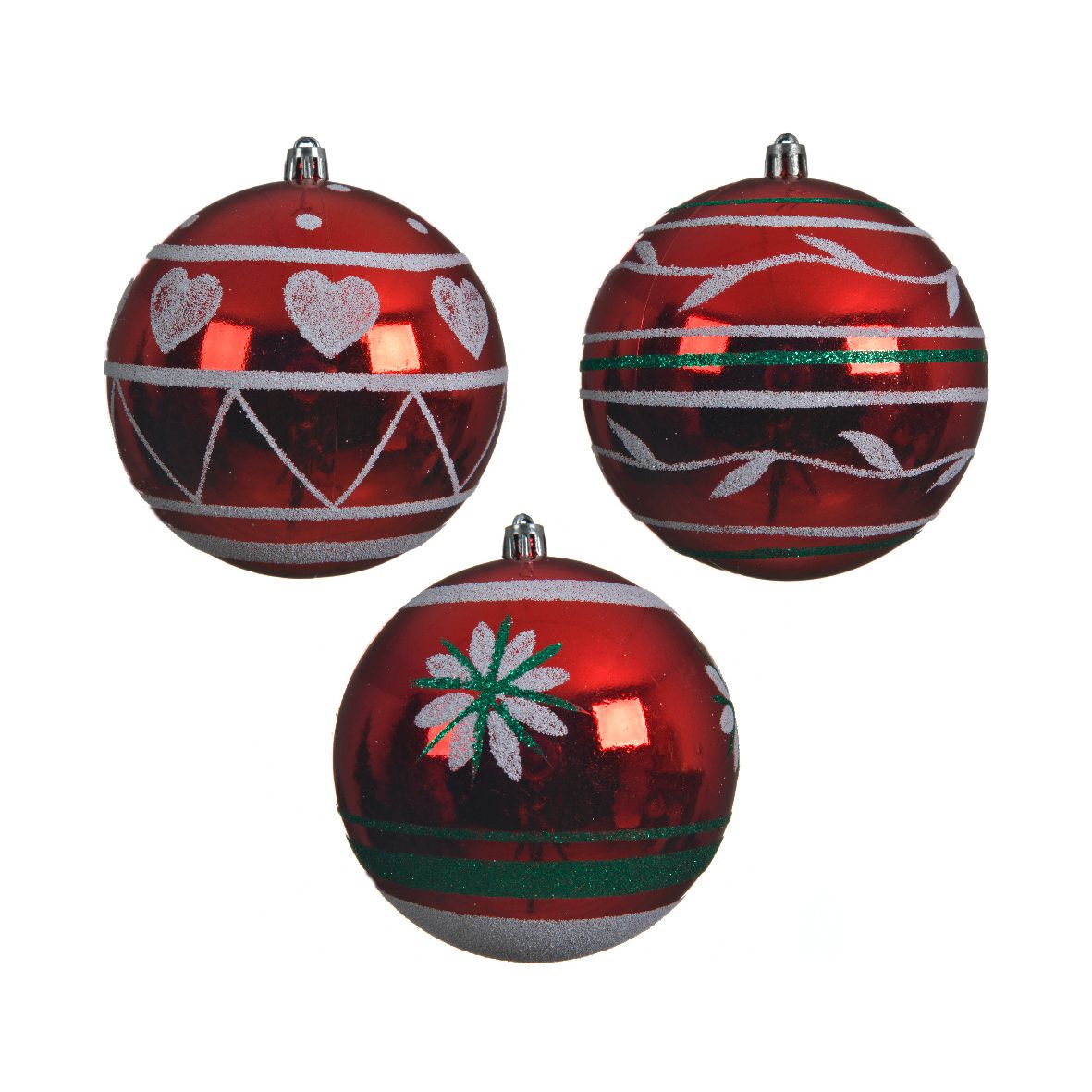 Pallina di natale con decori glitter Kaemingk