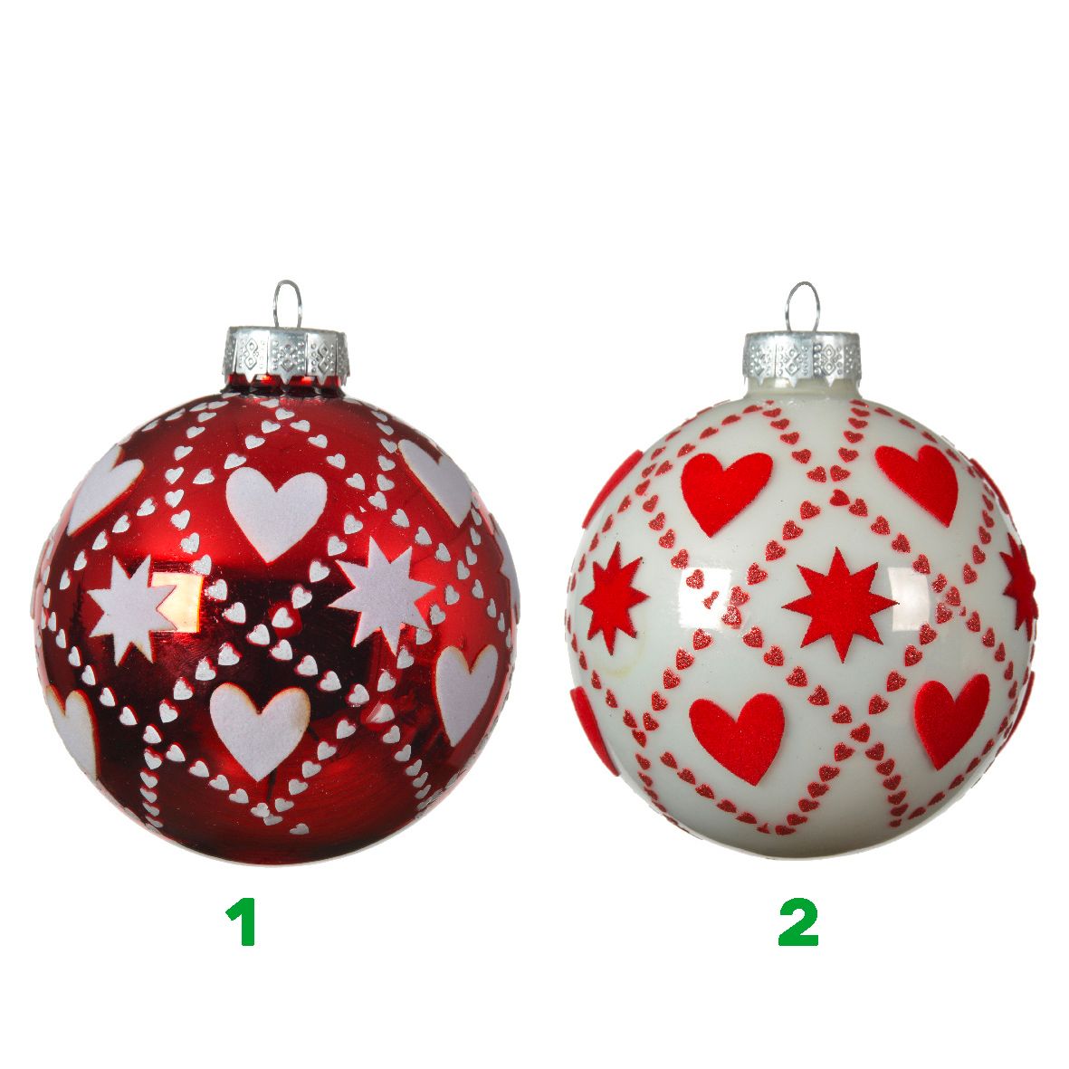 Pallina con decorazioni 8 cm