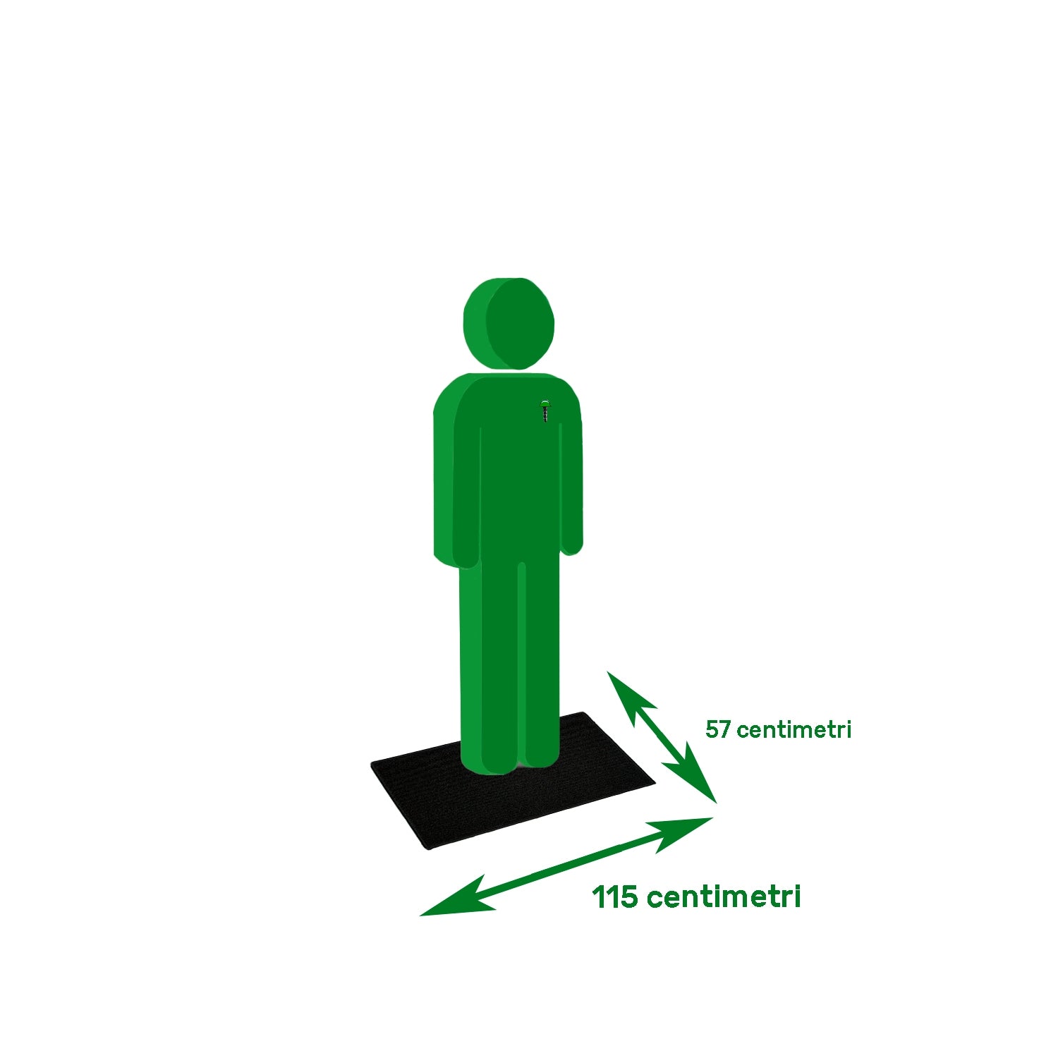 Tappetino rettangolare Art Deco Chic 57x115 cm