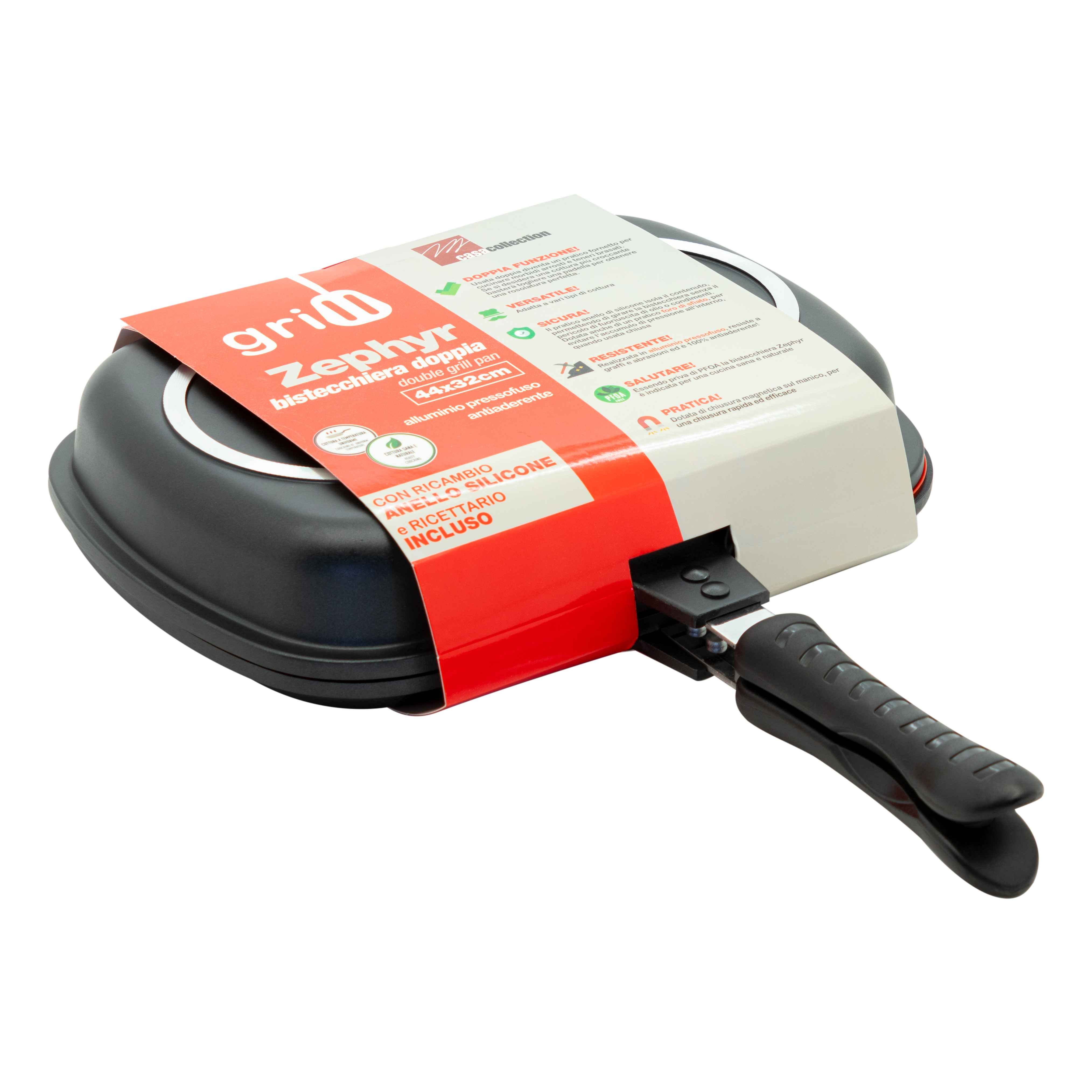 Bistecchiera doppia 44 x 32 cm