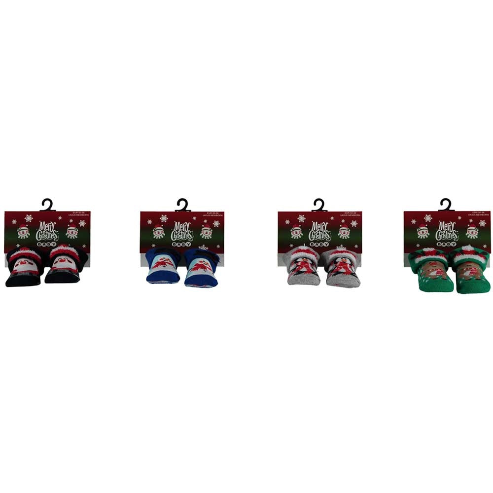 Calzini X-mas natalizi per neonati