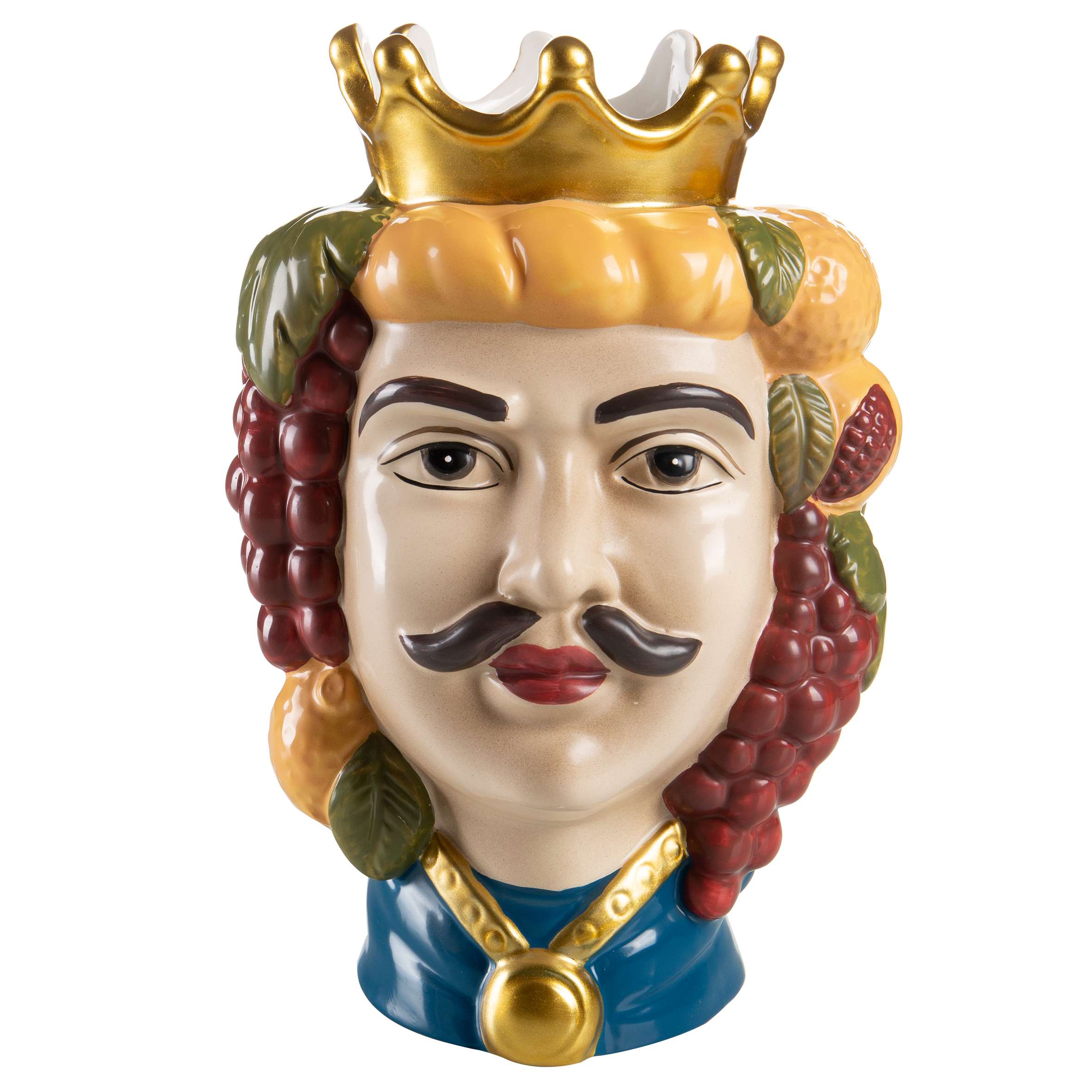 Vaso Re testa di moro