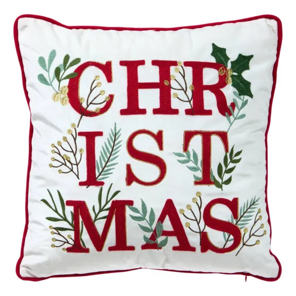Cuscino Natalizio Decorativo Rosso Christmas 45x45 cm