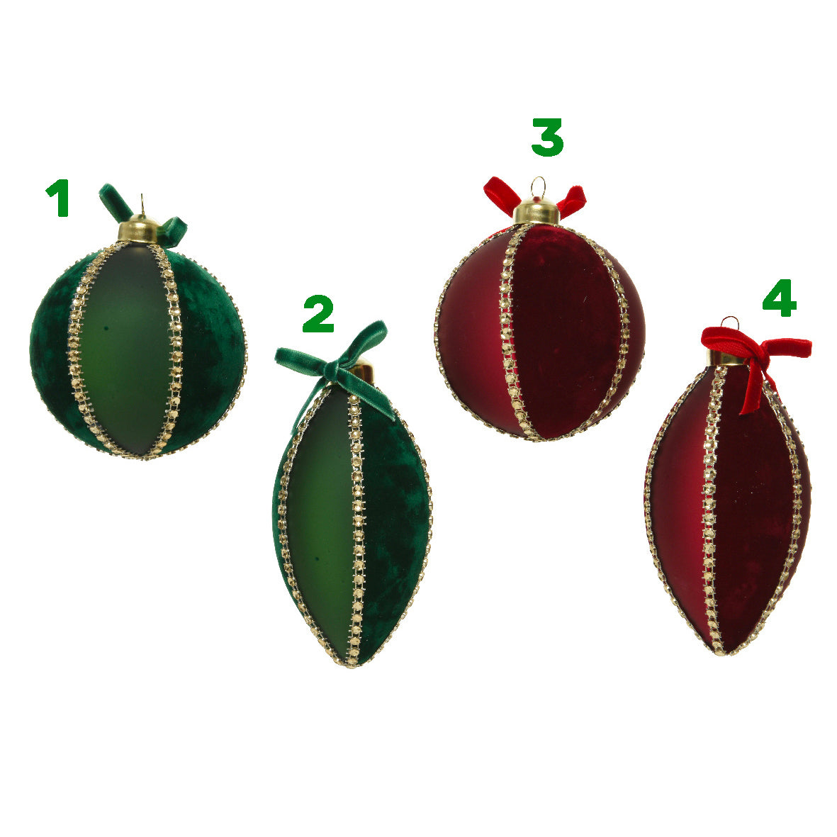 Palla di vetro diamantata 8 cm