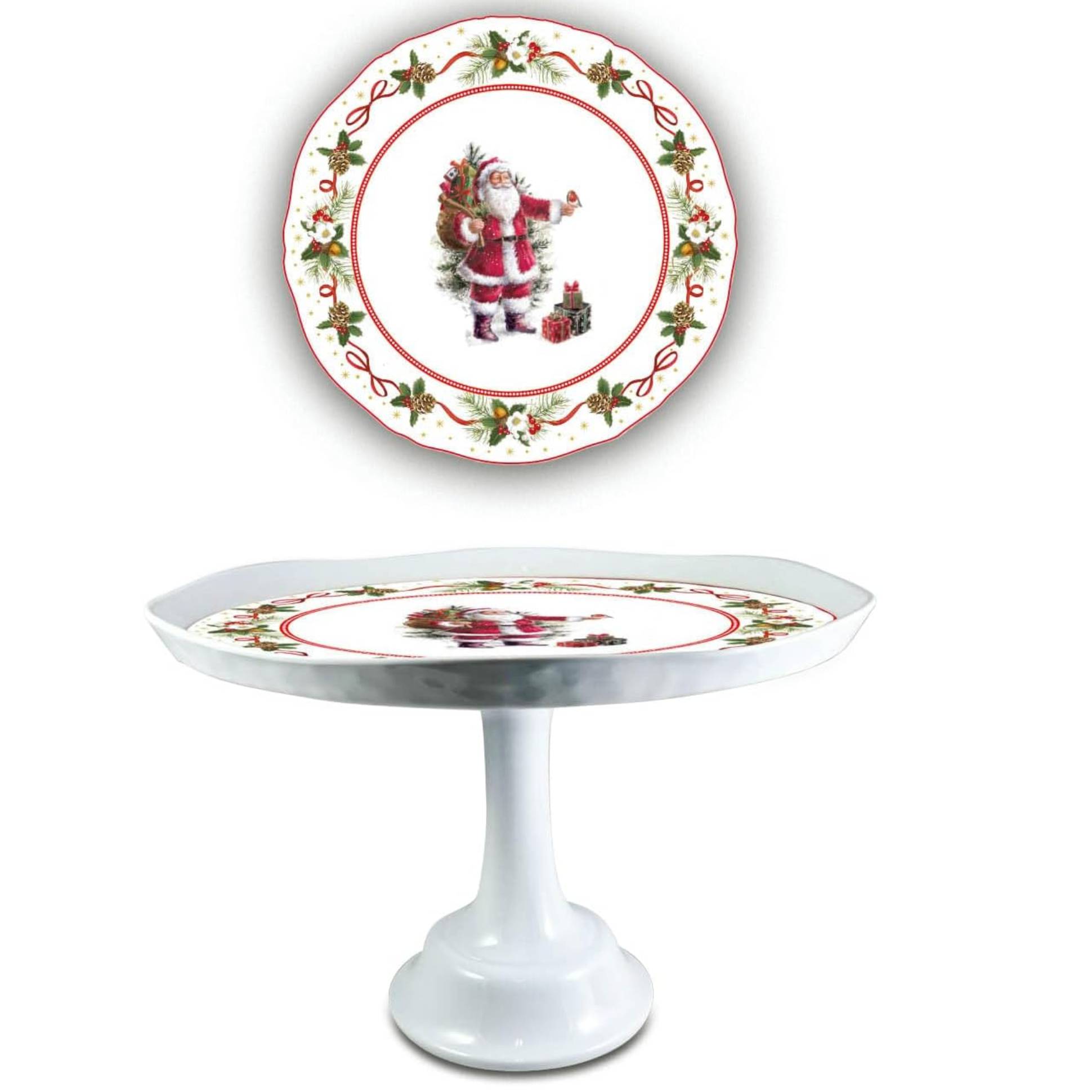 Alzata Santa Claus 32 cm