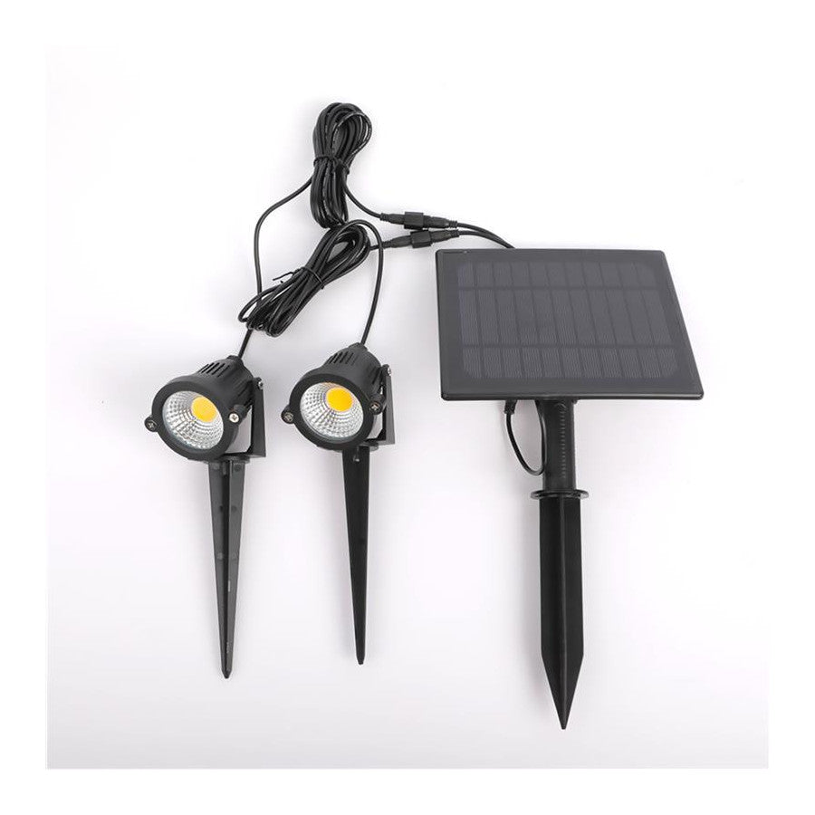 Set 2 picchetti con pannello solare