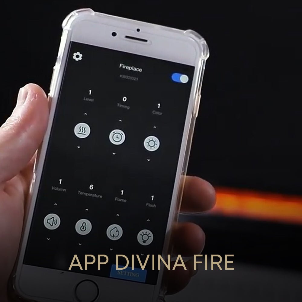 DIVINA FIRE Inserto a Vapore Acqueo VAPOR3D100 3