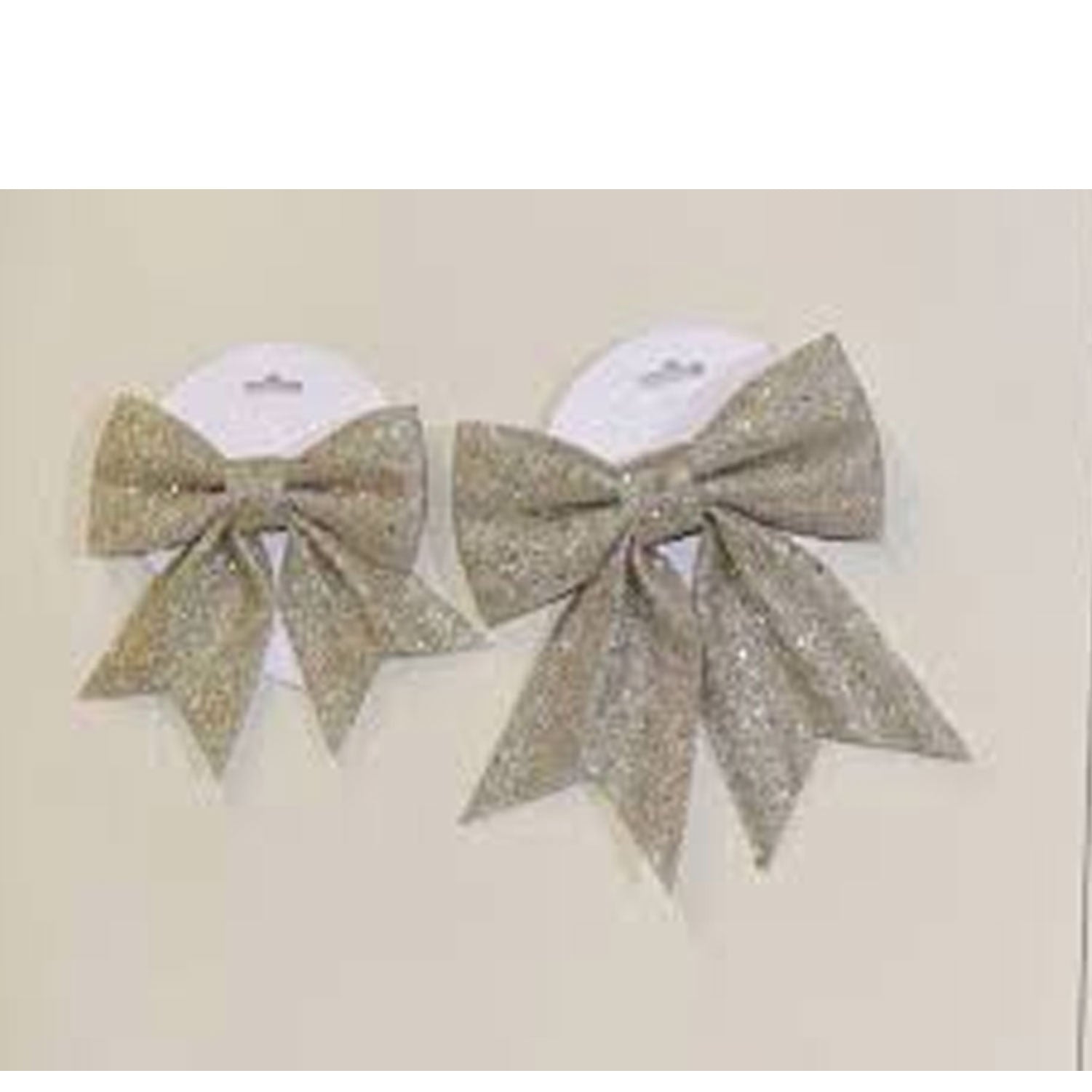 Fiocco glitter colore champagne