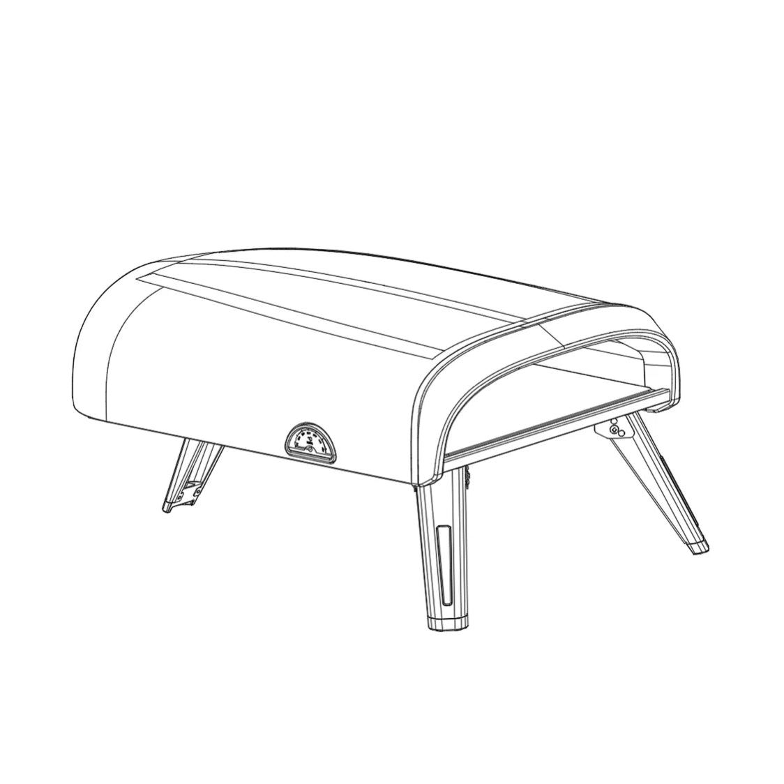 Forno per pizza a Gas Donna Rosa 3