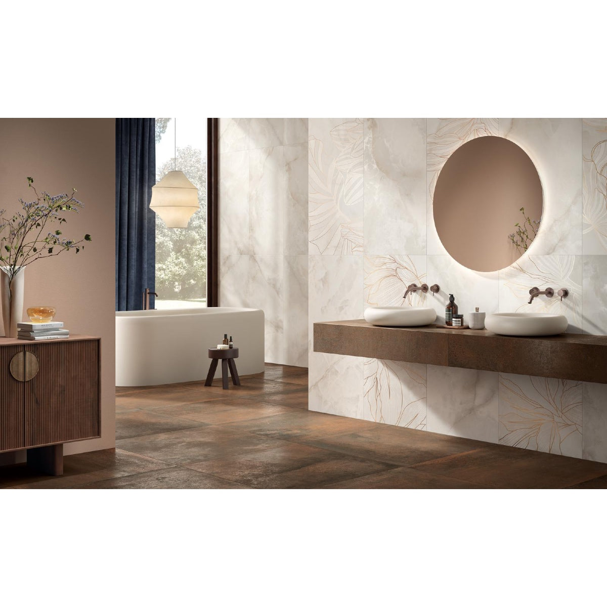 Rivestimento Lumiere Decoro Foglia