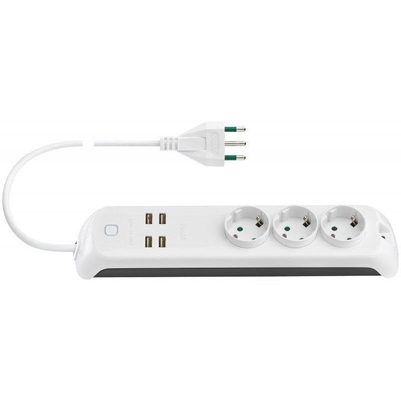 Multipresa 16A Schuko/USB Wi-Fi SMART VIMAR