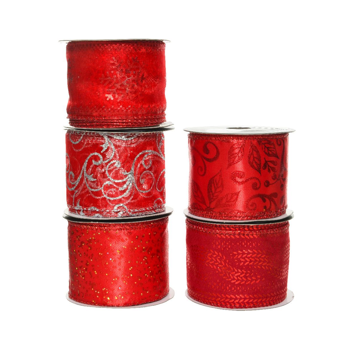 Nastro decorativo rosso Kaemingk 270 cm