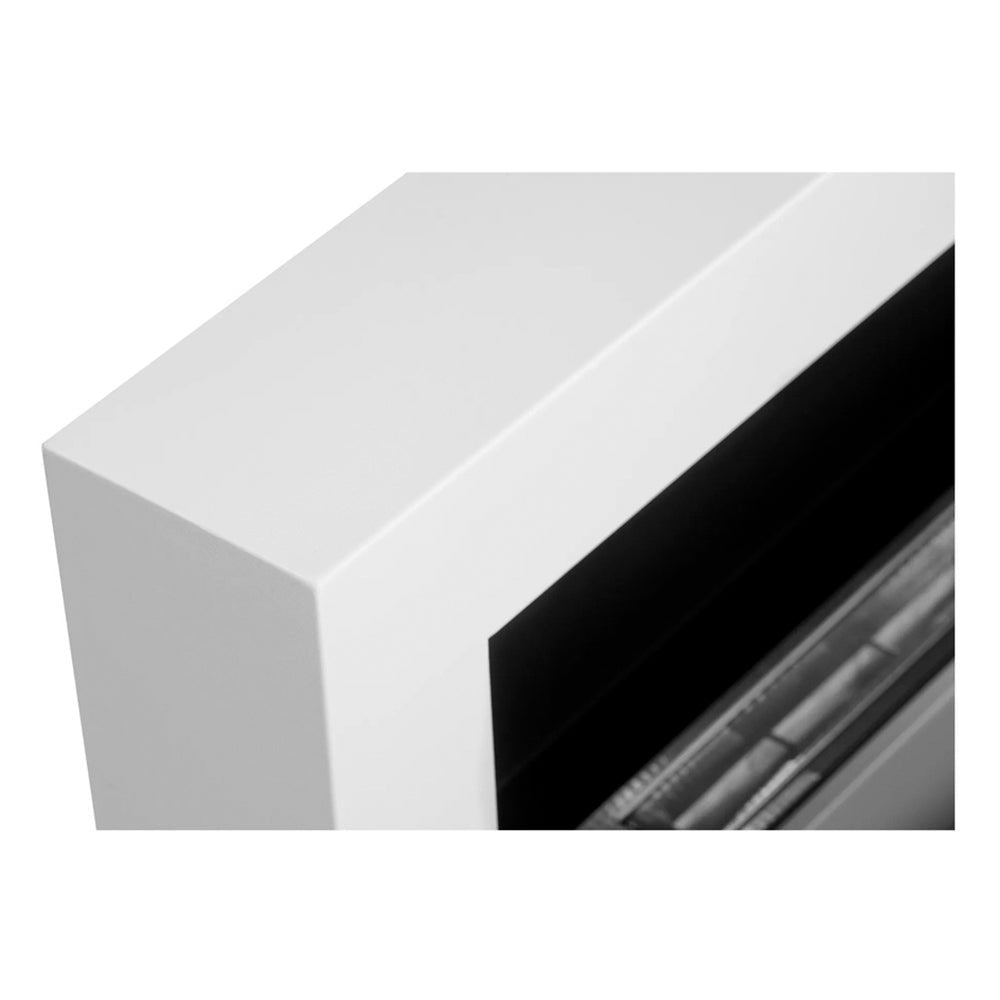 Camino a bioetanolo da parete Siena bianco 6