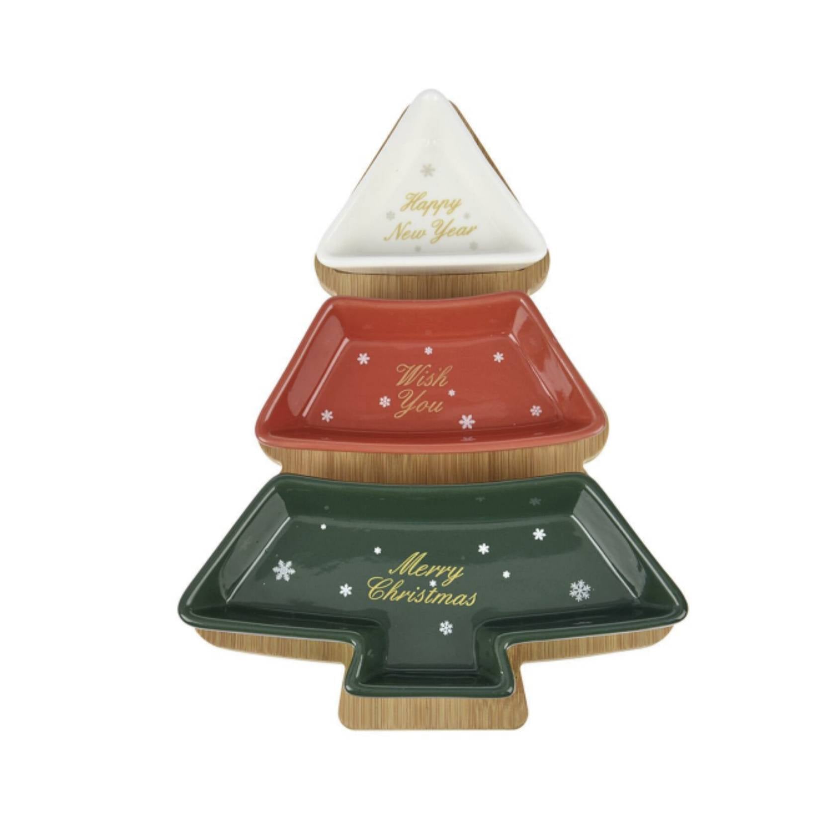 Antipastiera albero di natale 27 cm