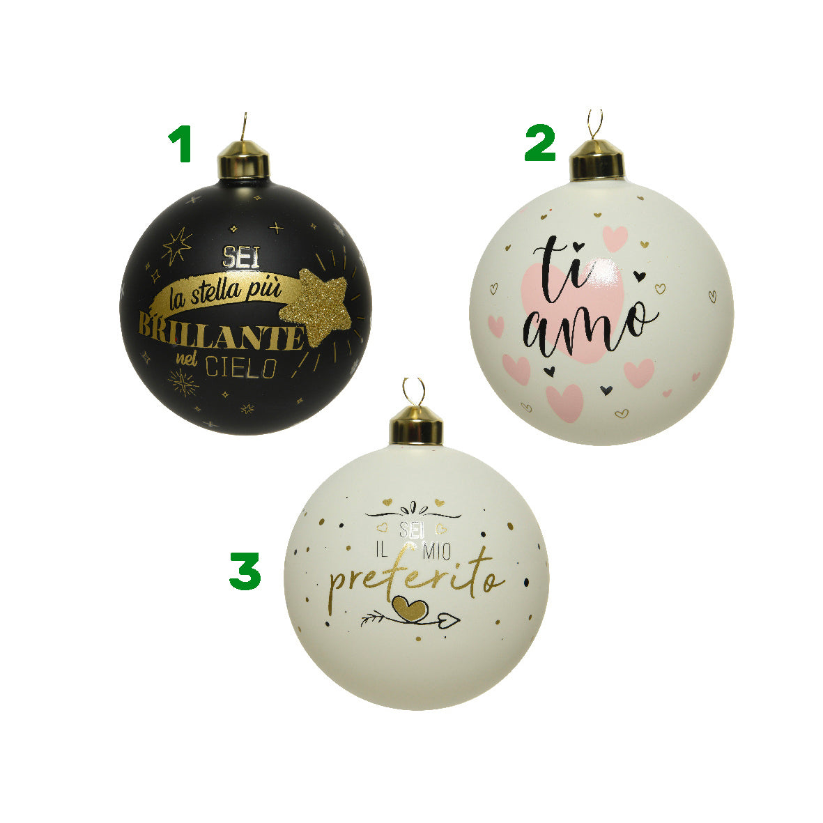 Pallina opaca romantic 10 cm