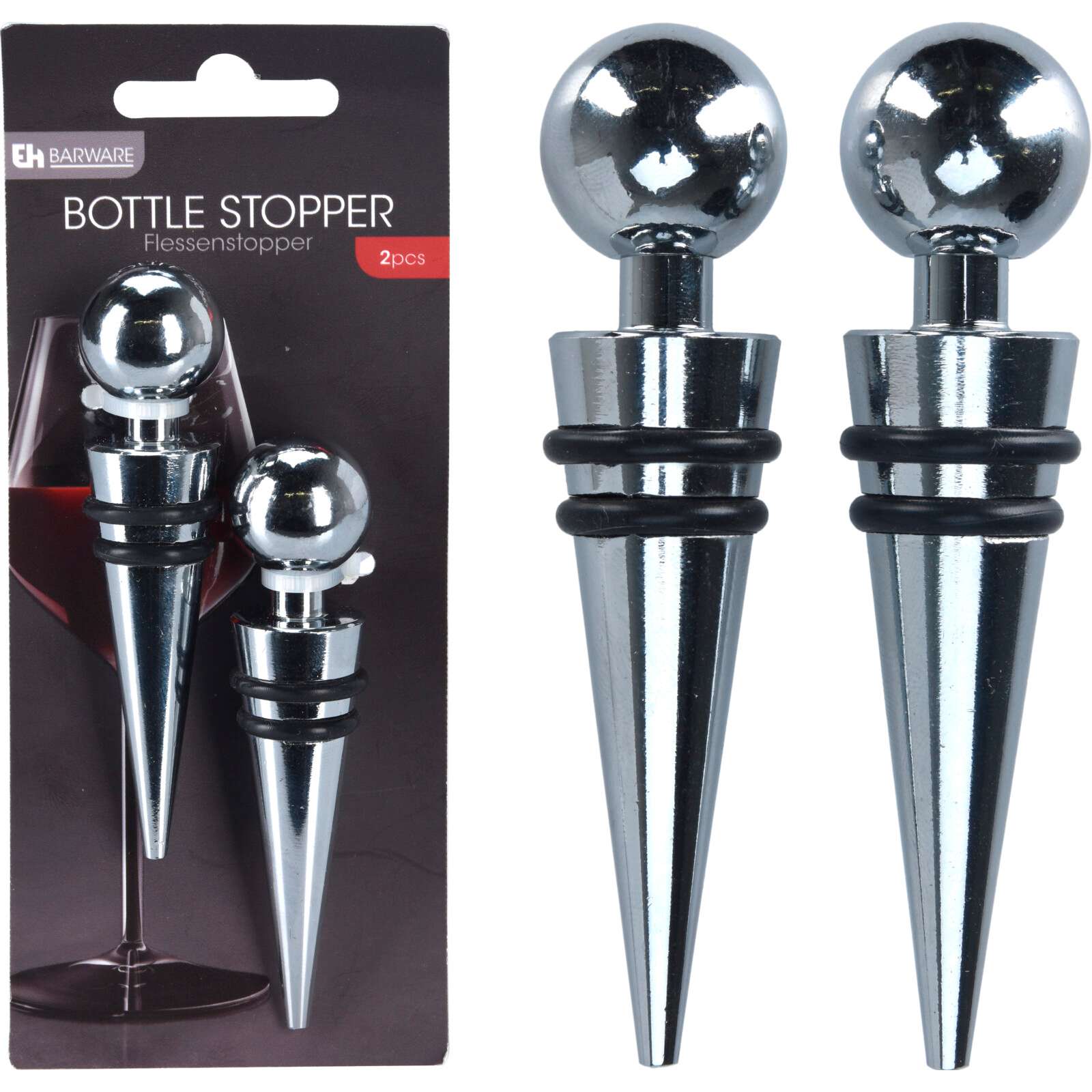 2 tappi per bottiglie di vino