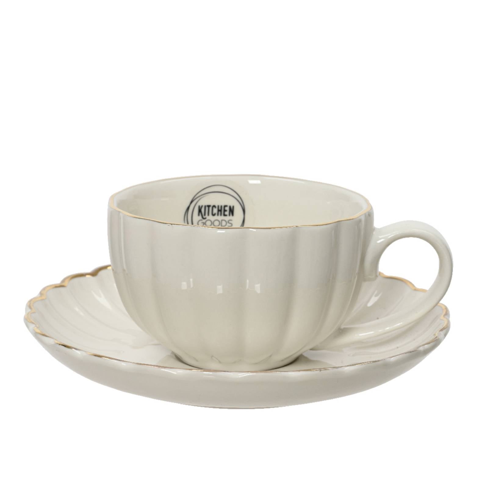 Set tazzina e piattino in porcellana natalizio