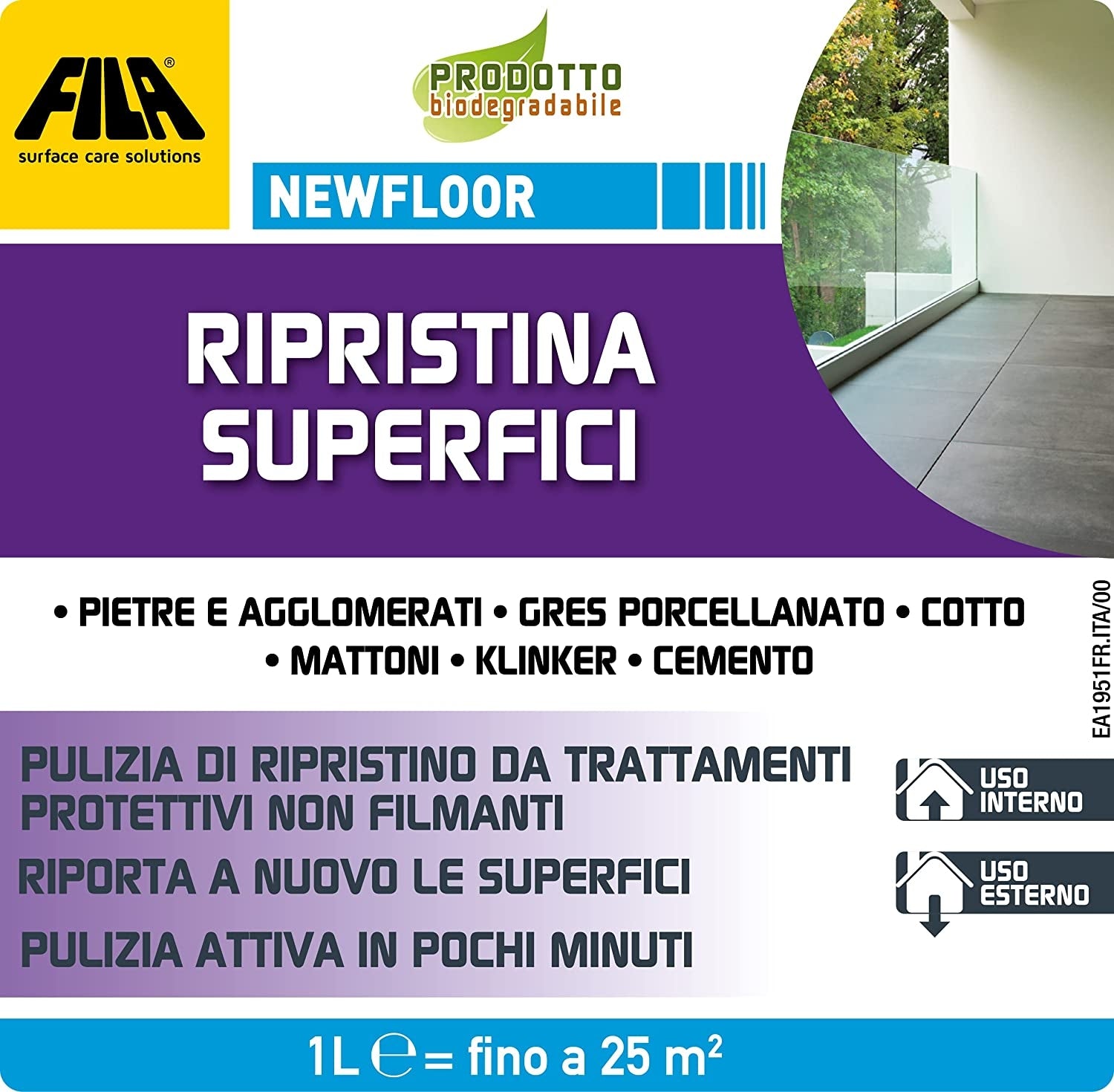 Detergente concentrato per pavimenti Newfloor FILA 1LT
