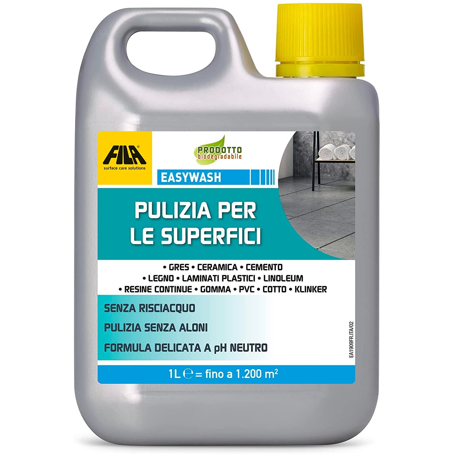 Detergente EasyWash FILA neutro per tutti i pavimenti 1lt