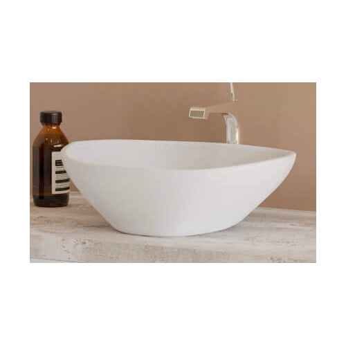 Lavabo in ceramica da appoggio