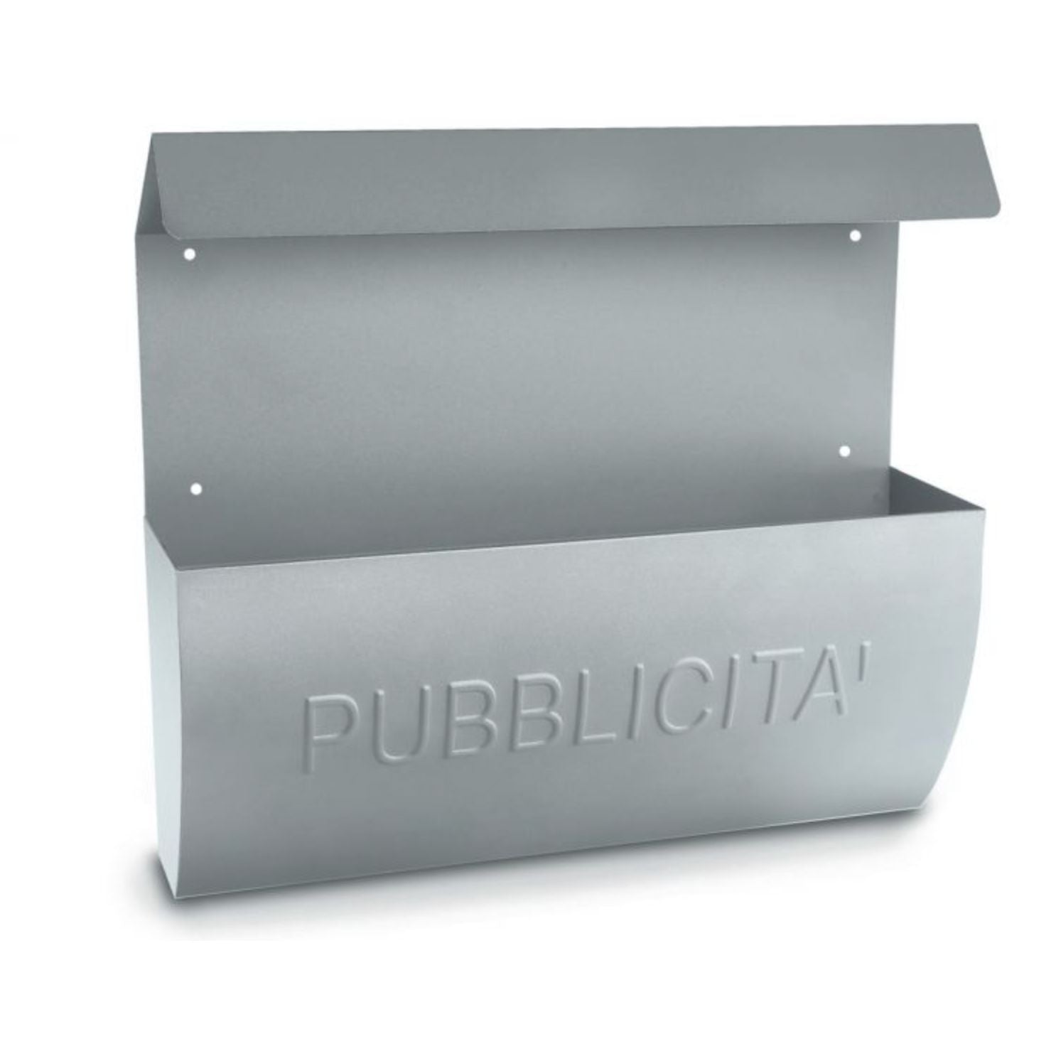 Cassetta Postale Alubox RECLAME pubblicit?‚Ä† colore Argento