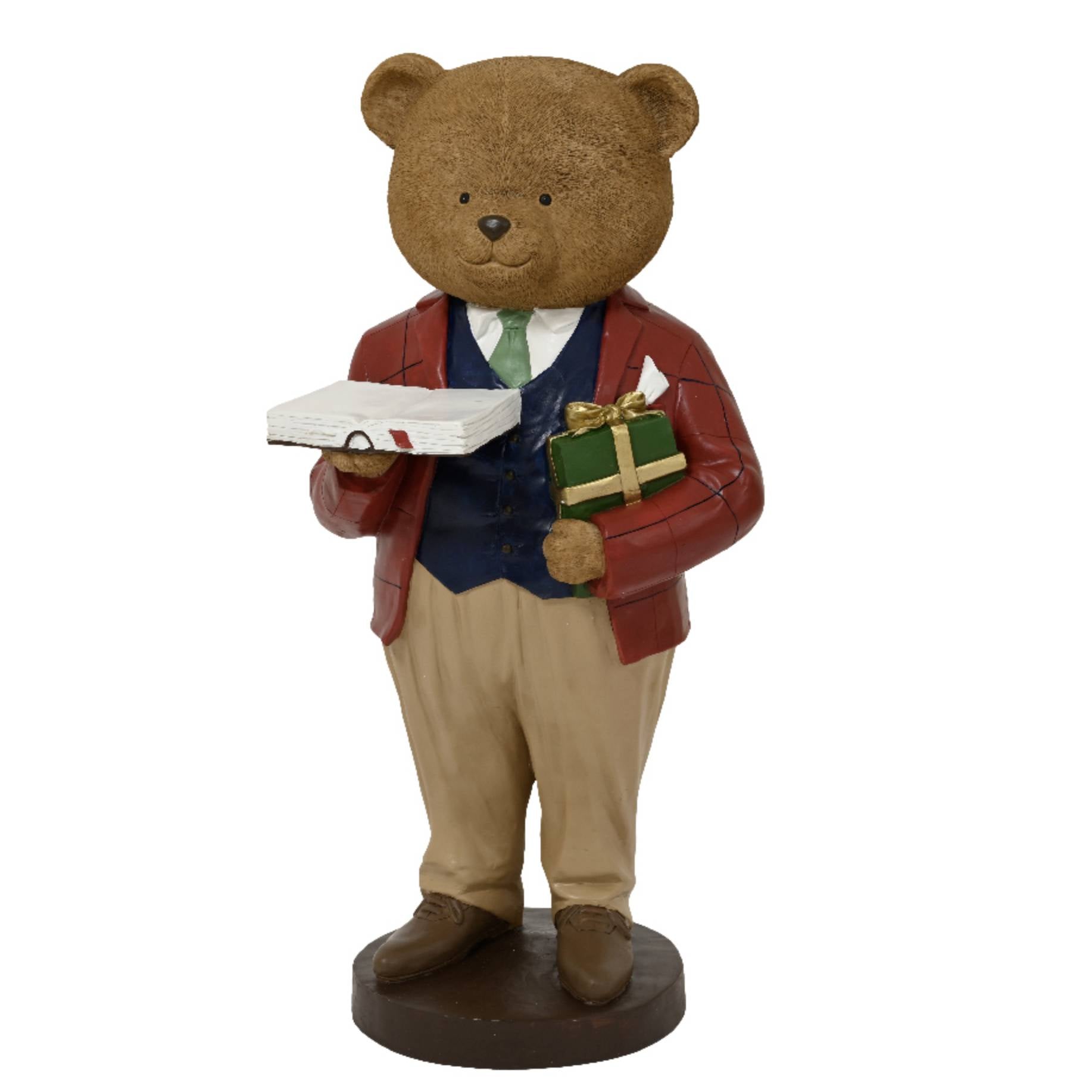 Decorazione orsetto in poliresina 98 cm