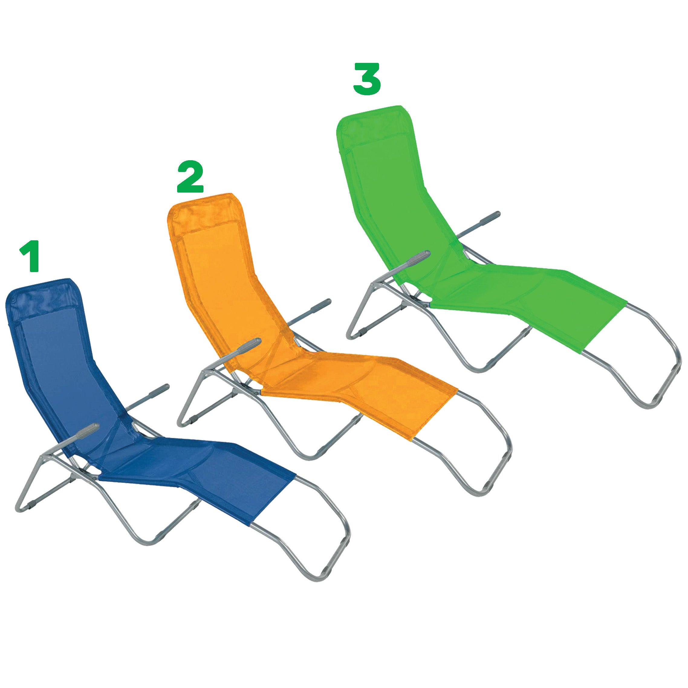 Sedia a sdraio in Ferro