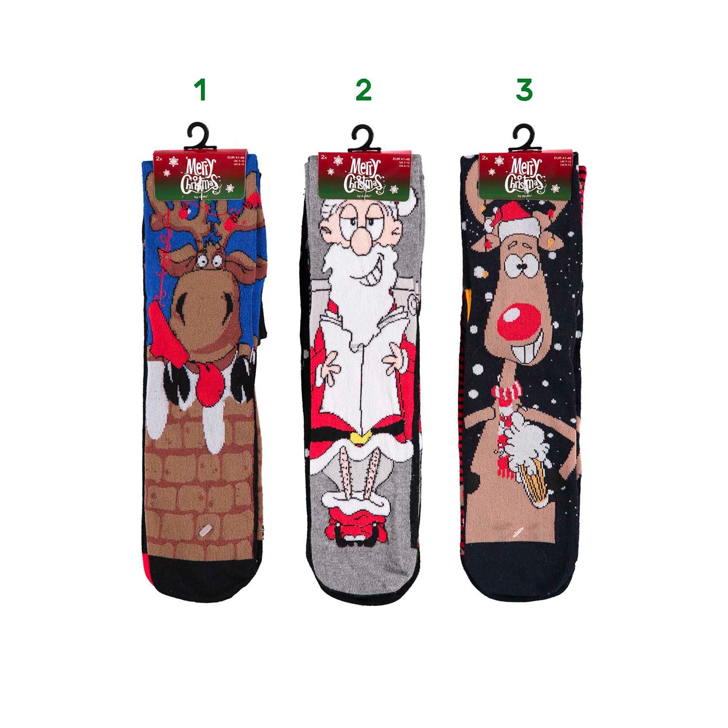 Calzini X-mas natalizi Uomo Taglia 41/46