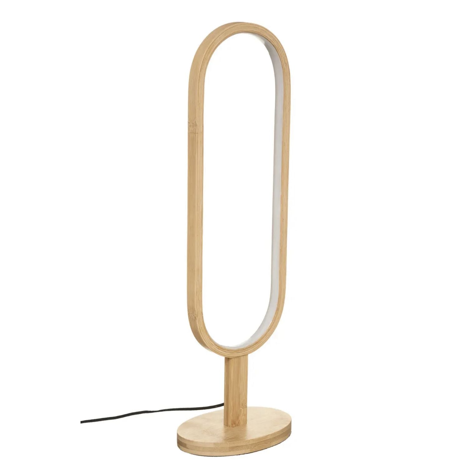 Lampada in legno "finn" h 57 cm