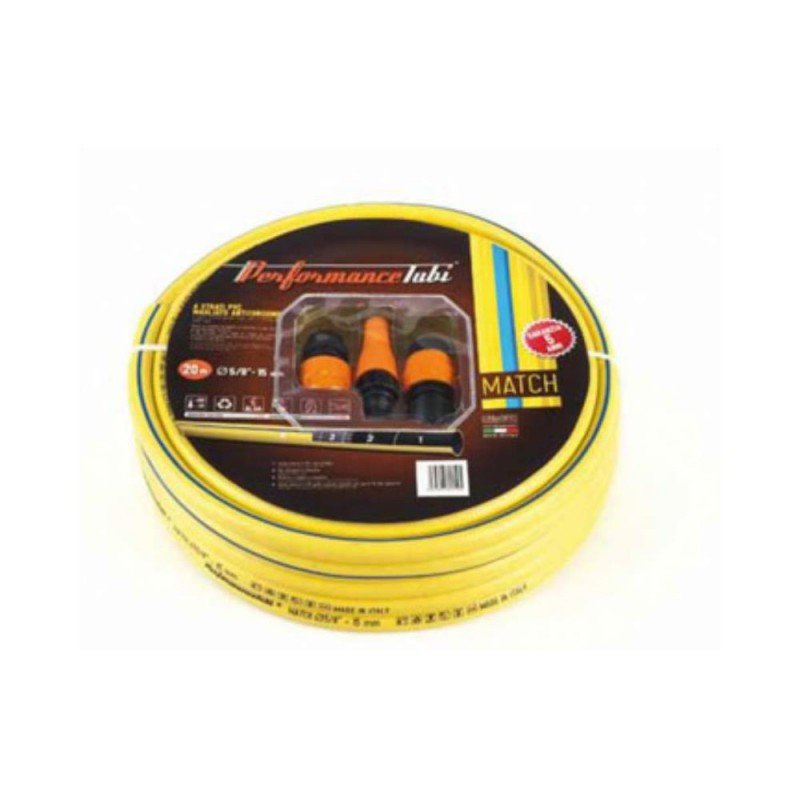 Tubo da irrigazione con 4 strati in pvc tricot 20mt