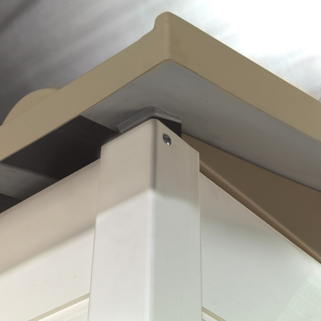 CASETTA DA GIARDINO DA 100 BEIGE 122,5X82,5X201 CM. 4